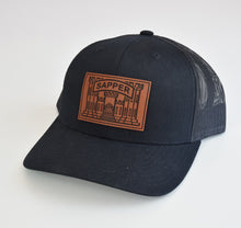 Load image into Gallery viewer, Sapper Tab Castle Leather Snapback
