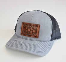 Load image into Gallery viewer, Sapper Tab Castle Leather Snapback
